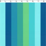 lagoon cotton  rainbow stripe