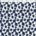 medium weight cotton on white background with all over royal small leaf print