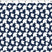 medium weight cotton on royal background with all over white small leaf print