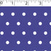 purple ground cotton fabric with white big dot prints