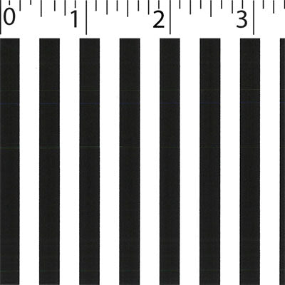 black ground cotton fabric with white big stripe prints