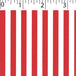 red ground cotton fabric with white big stripe prints