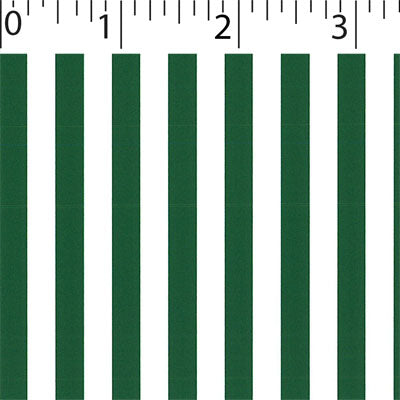 forest ground cotton fabric with white big stripe prints