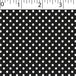 black ground cotton fabric with white little dot prints