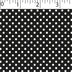 black ground cotton fabric with white little dot prints