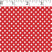 red ground cotton fabric with white little dot prints