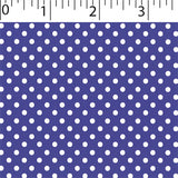 purple ground cotton fabric with white little dot prints