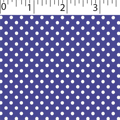 purple ground cotton fabric with white little dot prints
