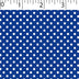 blue ground cotton fabric with white little dot prints
