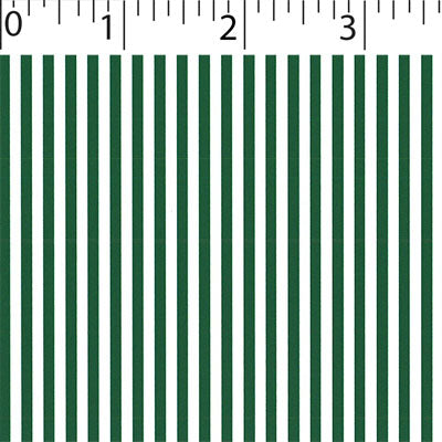 forest ground cotton fabric with white little stripe prints