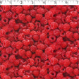cotton fabric with raspberry prints