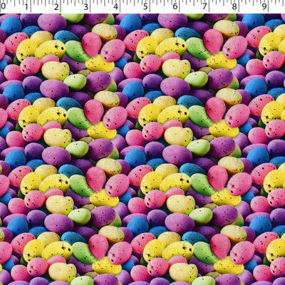 bright colour candy egg print