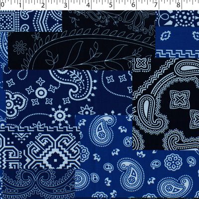 BANDANA PATCHWORK - PAISLEY PATCH