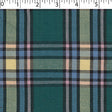 Alberta plaid in medium weight polyester Viscose Yarn Dye Twill weave. 