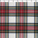 dress stewart plaid in medium weight polyester Viscose Yarn Dye Twill weave.
