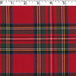 Royal Stewart plaid in medium weight polyester Viscose Yarn Dye Twill weave.