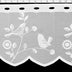 DRAPERY CAFE LACE 12" - OISEAU