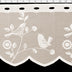 DRAPERY CAFE LACE 12" - OISEAU