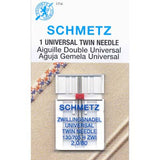 SCHMETZ NEEDLE - TWIN 80/12-2.0MM (1716)