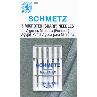 SCHMETZ NEEDLE - MICROTEX 70/10 (1729) – Fabricland Online