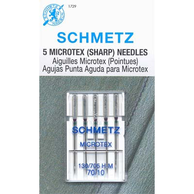 SCHMETZ NEEDLE - MICROTEX 70/10 (1729)
