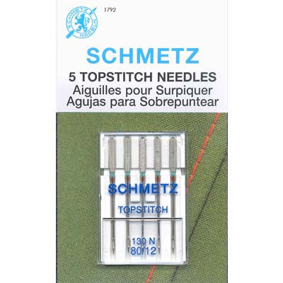 SCHMETZ NEEDLE - TOPSTITCH 80/12 (1792)