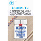 SCHMETZ NEEDLE - TWIN 80/12-4.0MM (1794)