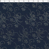 navy glitter tulle swirl 