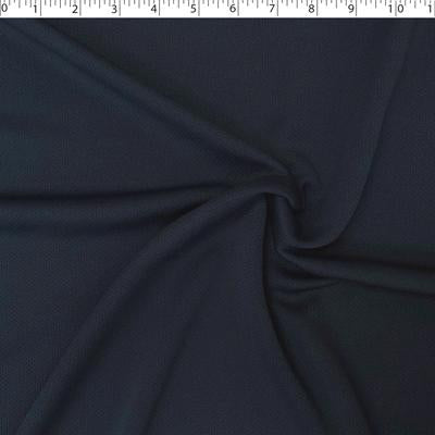 navy polyester mock mesh for activewear