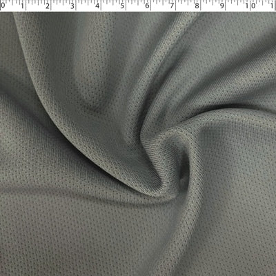 grey polyester mock mesh for activewear