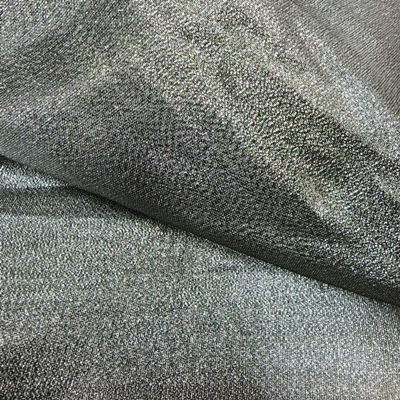 black / silver  metallic polyester nylon 