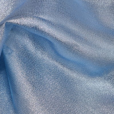blue metallic polyester nylon 