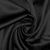 black crepe satin