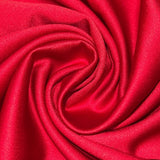dk red crepe satin
