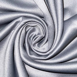 silver crepe satin