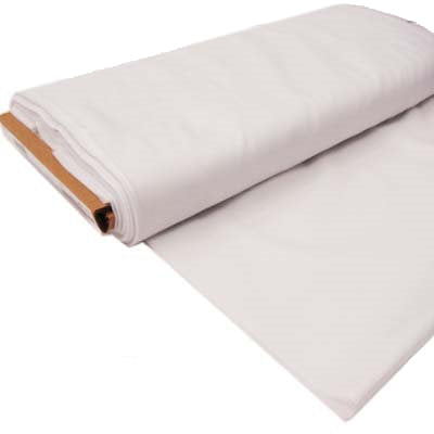 white cotton polyester medium weight sew in interfacing 