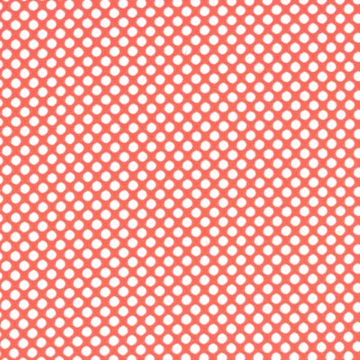 coral pink polyester 1/8 inch hole meshing