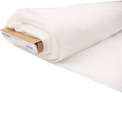 white light weight polyester fusible knit interfacing 