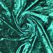 spruce green polyester spandex crushed velvet solid