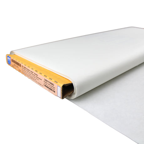 white medium weight polyester adhesive stretchy web 