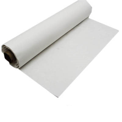 white heavy weight cotton woven fusible interfacing 