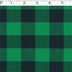 medium weight cotton yarn dye brushed plaids in the design of buffalo check kelly green and black