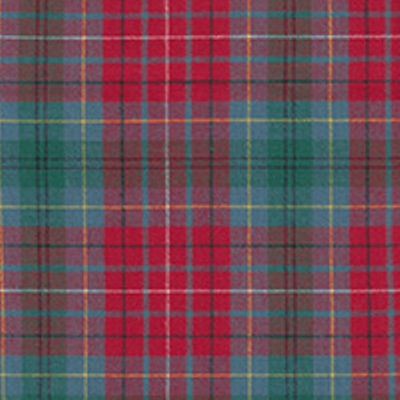 medium weight cotton yarn dye brushed plaids in the design of British Colombia tartan 
