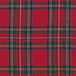 medium weight cotton yarn dye brushed plaids in the design of Royal Stewart tartan