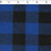 light to medium weight brushed finished cotton polyester 3.5 by 3.5 cm buffalo check blue and black