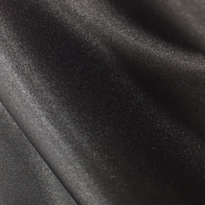 black light weight polyester spandex satin