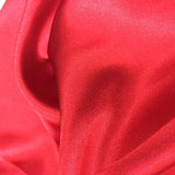 red light weight polyester spandex satin