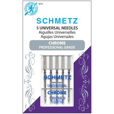 SCHMETZ CHROME -  UNIVERSAL 100/16 (4018)