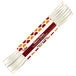 off white 2mm wide satin ribbon hank