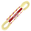 light yellow 4mm wide satin ribbon hank